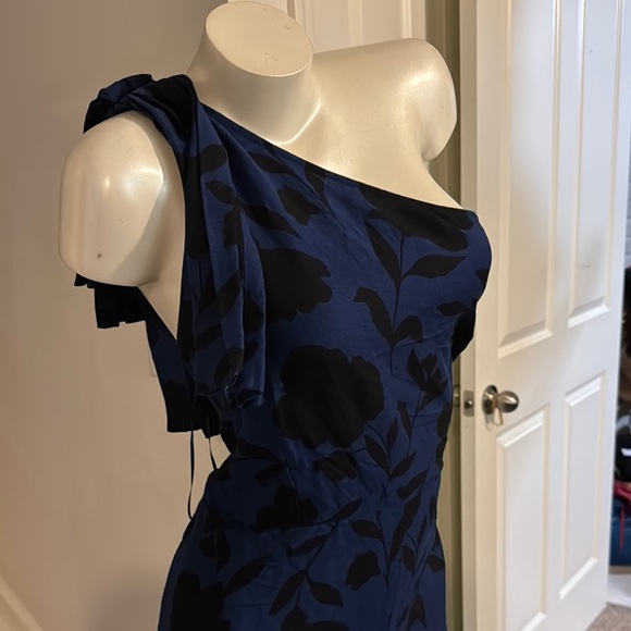 NEW Kate Spade Blue One-Shoulder Jumpsuit Cocktail - Picture 6 of 13